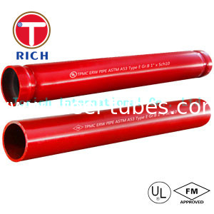 UL Certification ASTM A795 Black and Hot Dipped Zinc-Coated(Galvanized)Welded fire protection pipes