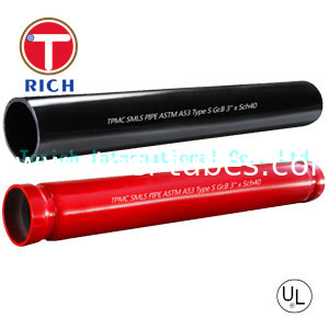 UL Certification ASTM A795 Black and Hot Dipped Zinc-Coated(Galvanized)Welded fire protection pipes