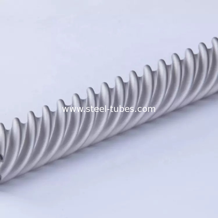 Gr 1Gr2 Gr5  Gr9 High Efficiency Spiral Corrugate Copper Titanium Tube For Heat Exchanger