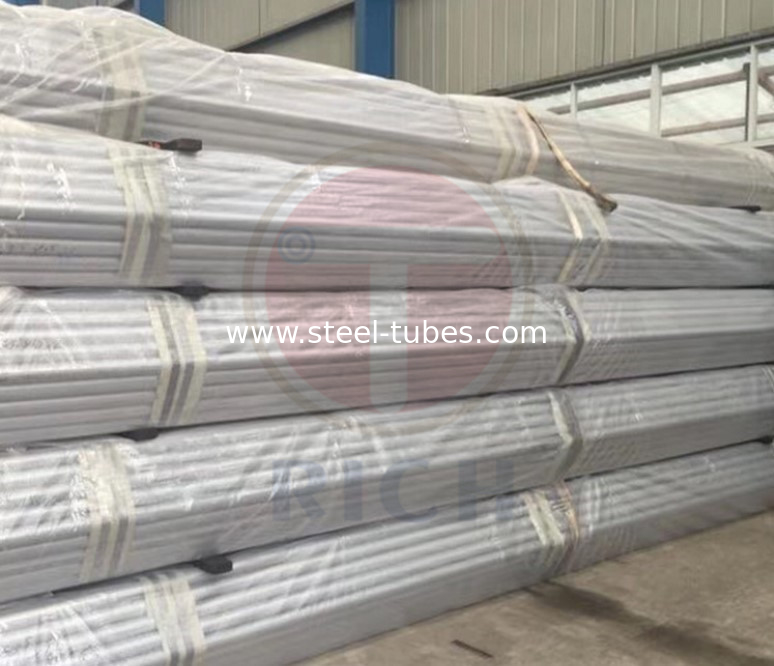 Gas radiant tube Custom 20-101.6 Aluminum-Coated DX54D Automotive Exhaust Pipe Aluminum-Coated Steel Pipe
