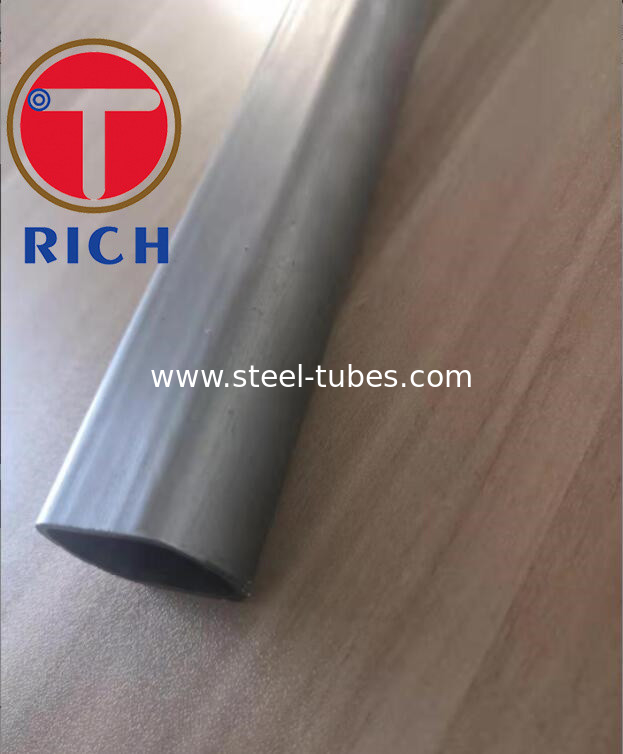European EN10305-5 Standard CK45 Material E235 Material High-Brightness Precision Seamless Flat Oval Steel Pipe